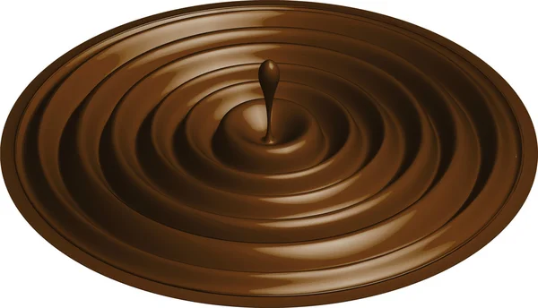Капля шоколада — стоковый вектор