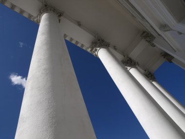 Columns and sky clipart