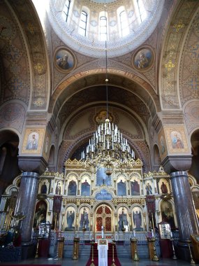 San Jeronimo el Real inside Church, Madrid, Spain clipart