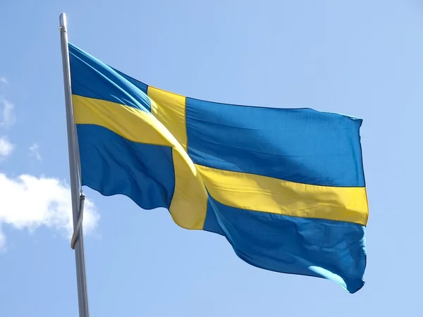Bandiera svedese — Foto Stock