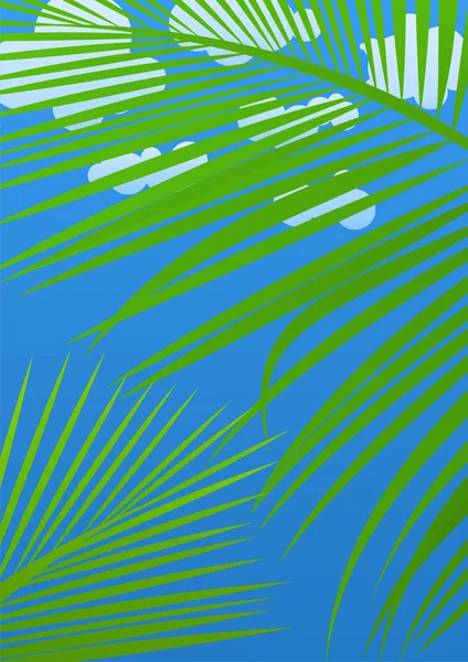 Tropiska abstrakt bakgrund — Stock vektor
