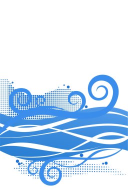 Abstract marine background clipart