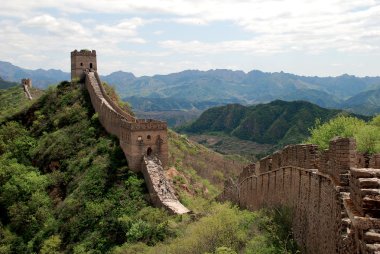 Great wall in Simatai clipart