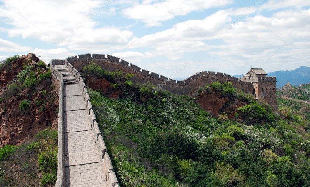 Great wall of China in Simatai