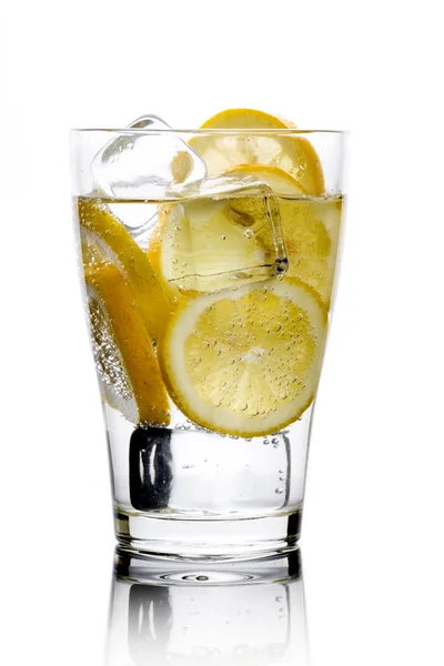 Water with lime — Stock Photo, Image