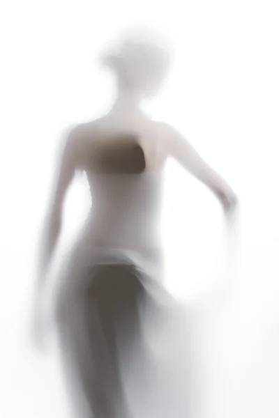 Elegant female silhouette — Stock Photo, Image