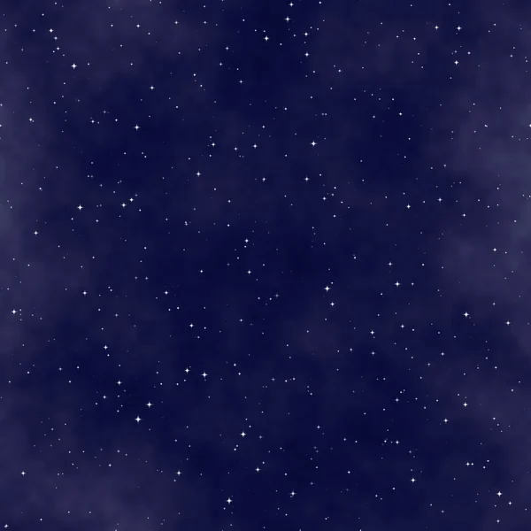 Cielo nocturno estrellado patrón sin costuras —  Fotos de Stock
