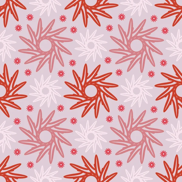 Floral abstract seamless pattern — Stock Vector