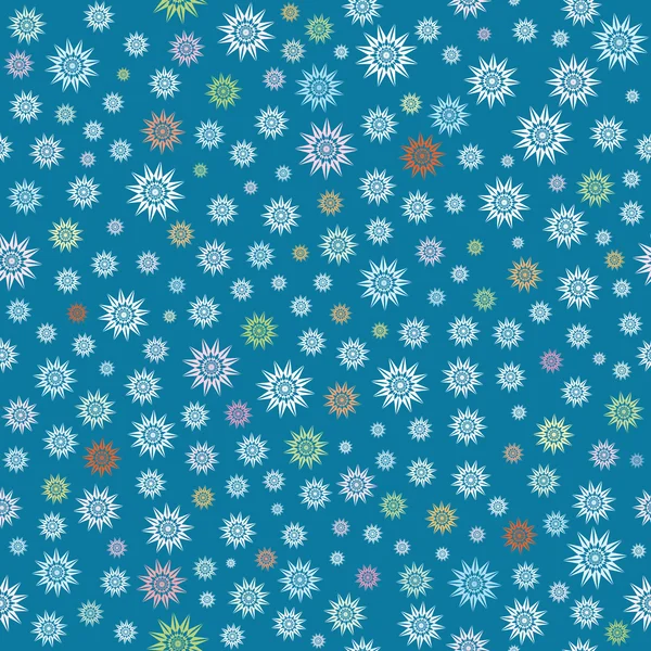 Patrón sin costura abstracto floral — Archivo Imágenes Vectoriales