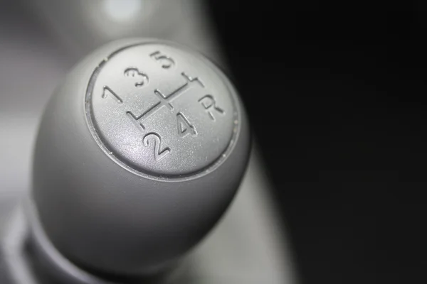 Car interior, stick shift czr — Stock Photo, Image
