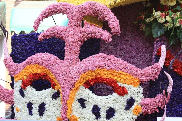 Цветочный парад гиацинтов — стоковое фото