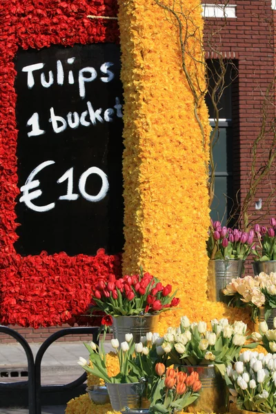 Tulips for sale — Stock Photo, Image