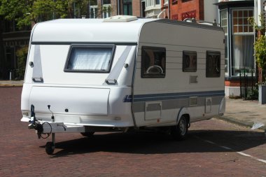 Tour caravan clipart