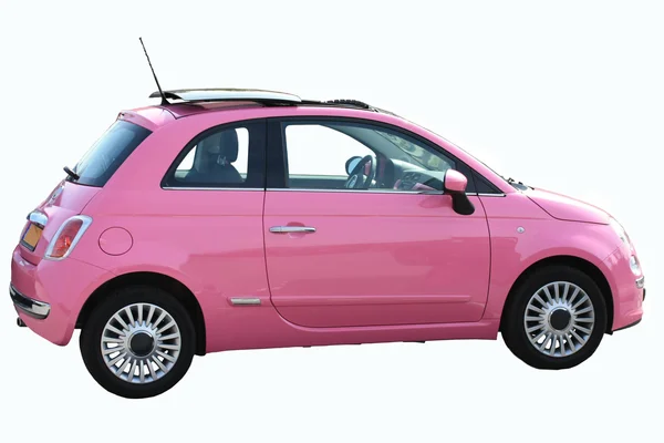 Small pink Italian car — Stock Photo, Image