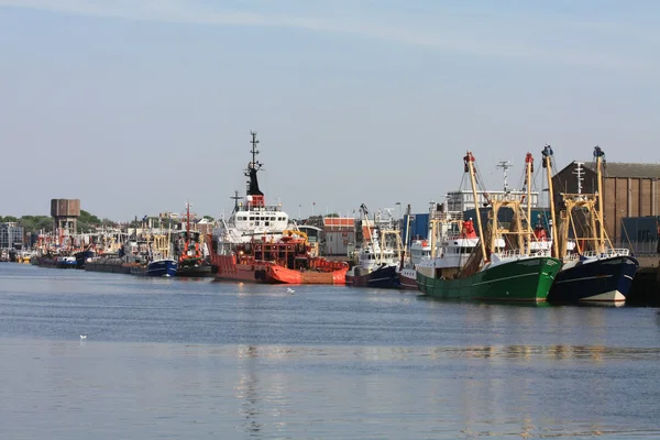 Visserij in de haven van trawlers — Stockfoto