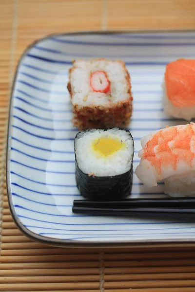 Olika sorters sushi — Stockfoto