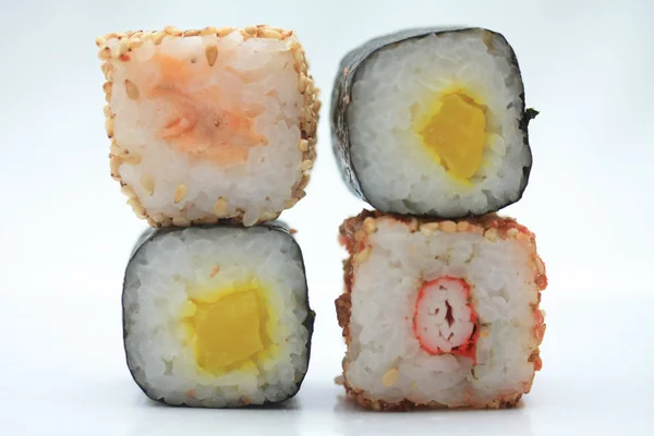 Gestapeltes Sushi — Stockfoto