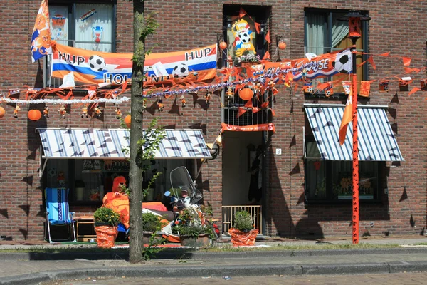 Dutch soccer decorations — Stock Photo, Image