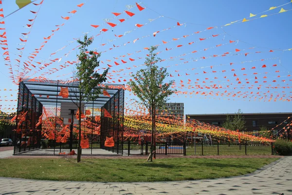 Dutch soccer decorations — Stock Photo, Image