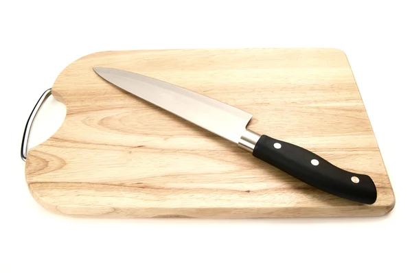 stock image Cutting board with a knife