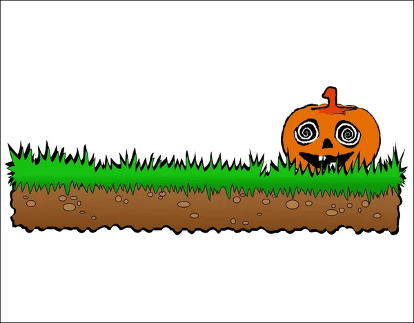 Les dessins vectoriels en bois Halloween — Image vectorielle