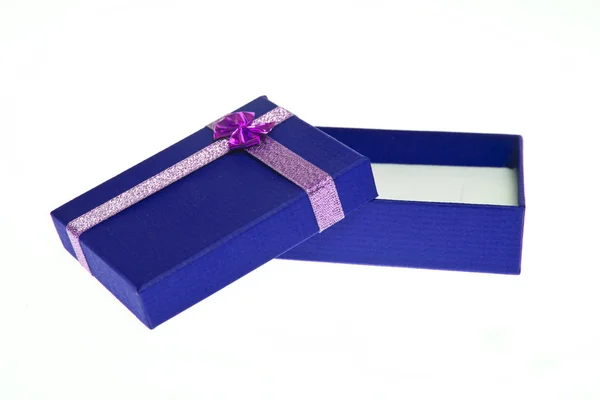 青いプレゼント ボックス — ストック写真