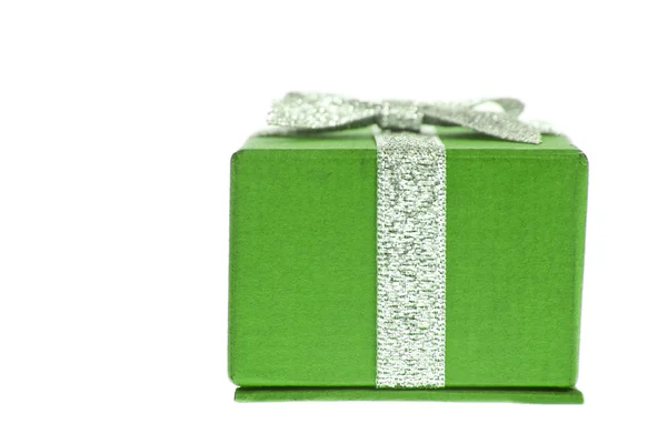 녹색 선물 상자 — 스톡 사진