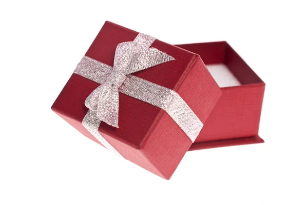 Red present box — Stock Photo, Image