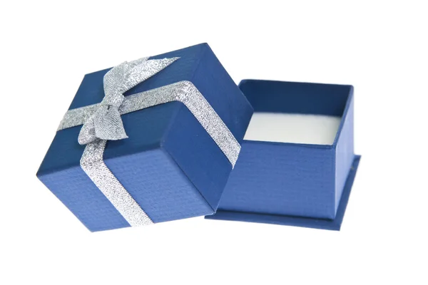 블루 선물 상자 — 스톡 사진