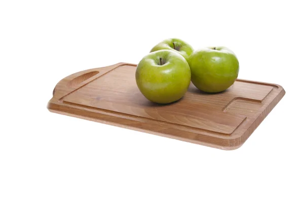 stock image Apple on cutting board