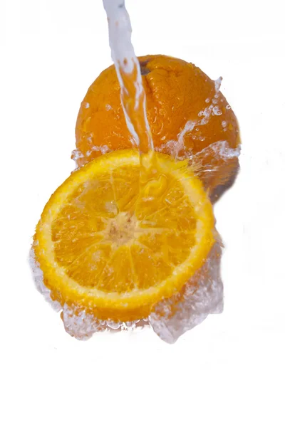 Splash Oranye — Stok Foto