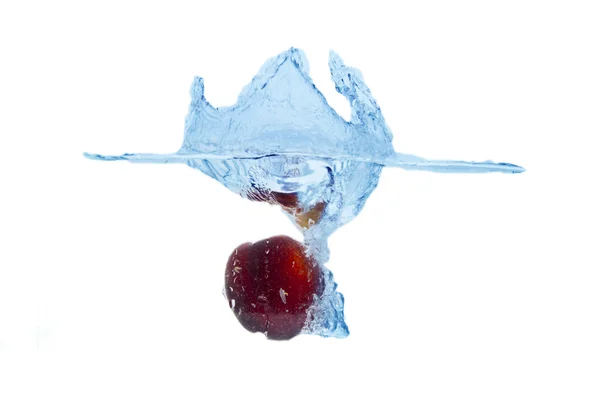 Nectarine splashing — Stock Photo, Image