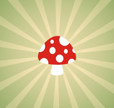 Mushroom amanita clipart