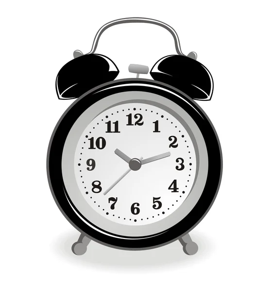 stock vector Black alarm-clock