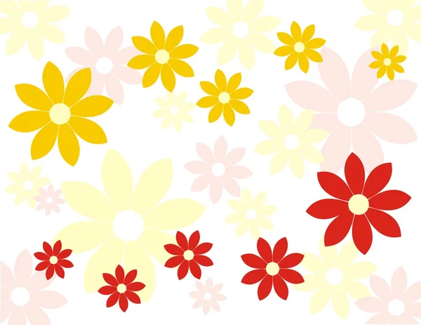 Hintergrund Blumen — Stockvektor