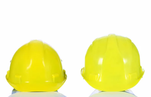 stock image Two yellow helmet