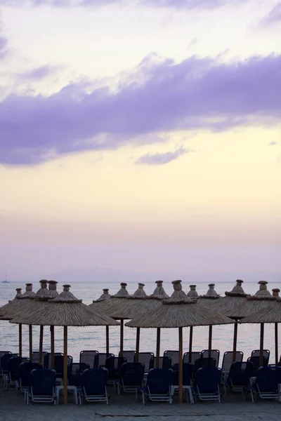 Océan et lever du soleil en Grèce — Photo