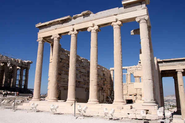 Ерехтейон, Акрополь в Афінах — стокове фото