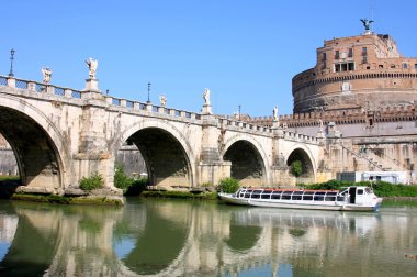 Castel Sant' Angelo in Rome, Italy clipart