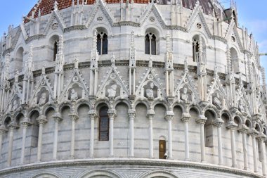 Baptistry: St John pisa, Toskana, İtalya