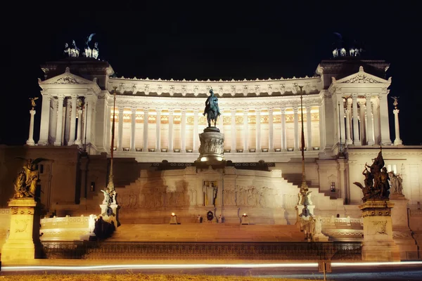 Vittorio emanuele w Rzym, Włochy — Zdjęcie stockowe