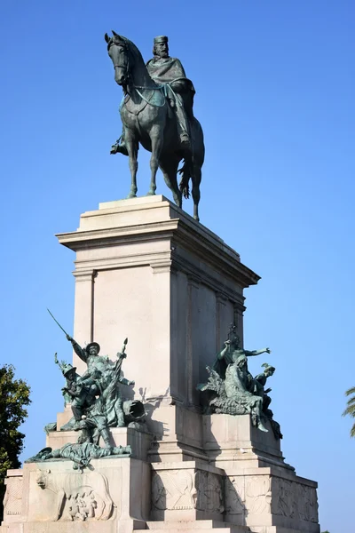 Denkmal von Giuseppe Garibaldi — Stockfoto