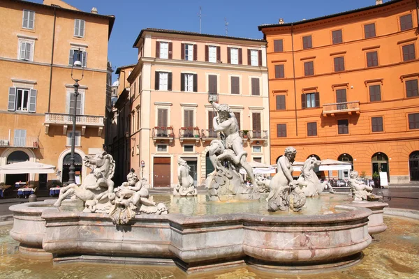 Piazza Navona, Roma, İtalya — Stok fotoğraf