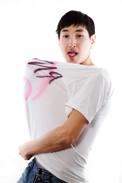 Asian guy the dancer — Stock Photo, Image