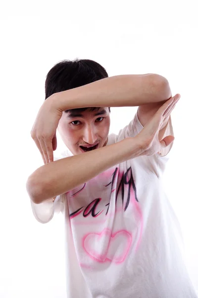Asiático chico el bailarín — Foto de Stock