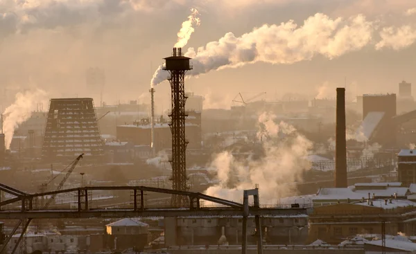 Kemerovo, Zona Industrial — Fotografia de Stock