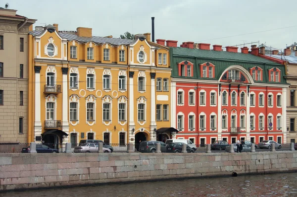 圣彼得堡，丰坦卡运河堤防 — 图库照片