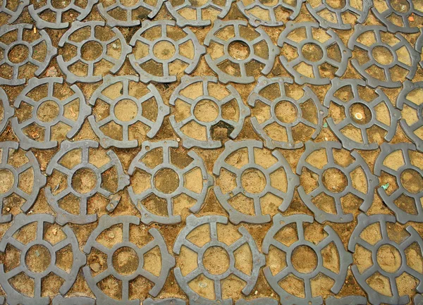 Stock image Pavement of a cast iron