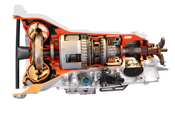 Car automatic transmission part isolated — Stock Photo, Image