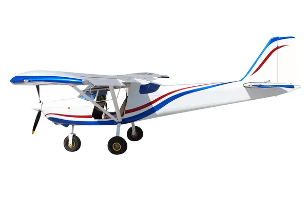 stock image Small light airplane isolated